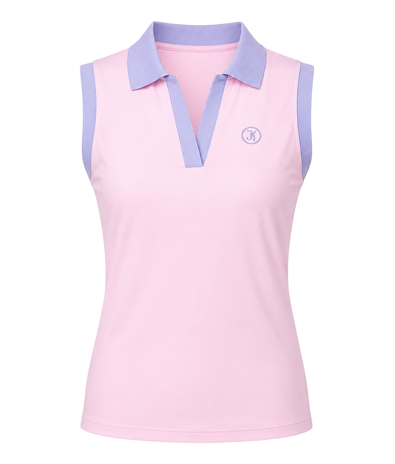 The Horizon Crop Top: Blush Pink
