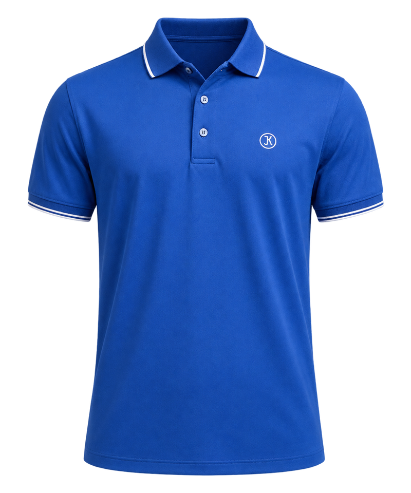 The Clubhouse Polo: Pacific Blue